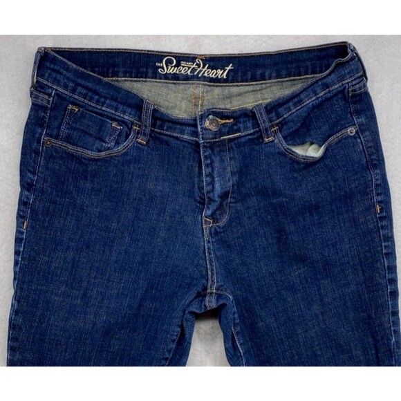 Old Navy The Sweetheart Jeans Women's 12L Dark Wash Straight Leg Denim - Picture 6 of 11